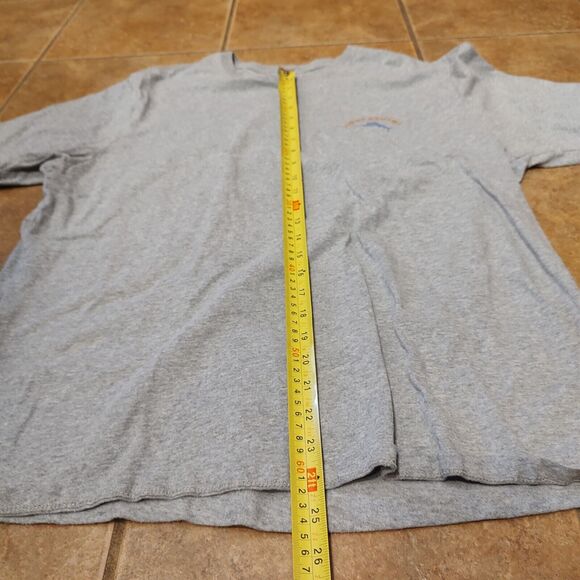 Tommy Bahama Rum Size Fits All T-shirt Men's Gray Short Sleeve Cotton Sz XL - Picture 7 of 7